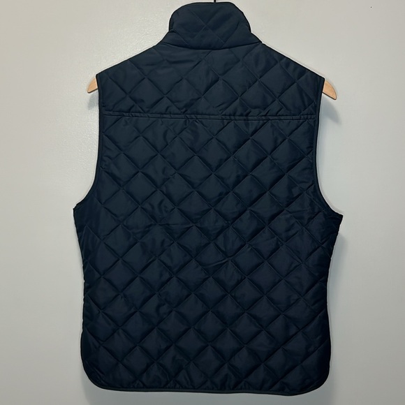 "NWT" Banana Republic Navy Blue Quilted Full Zip Vest- Women's Size Small - Picture 2 of 11